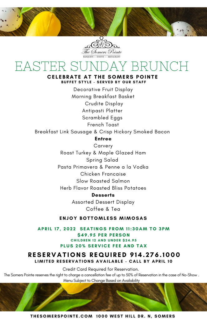 Easter Sunday Brunch The Somers Pointe